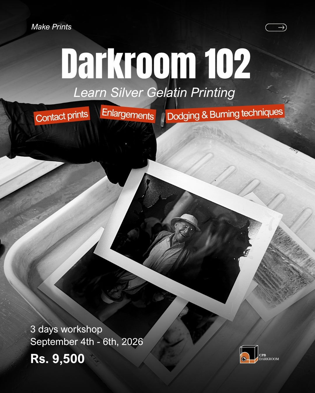 Darkroom 102 - An Introduction to the B&W Darkroom Printing
