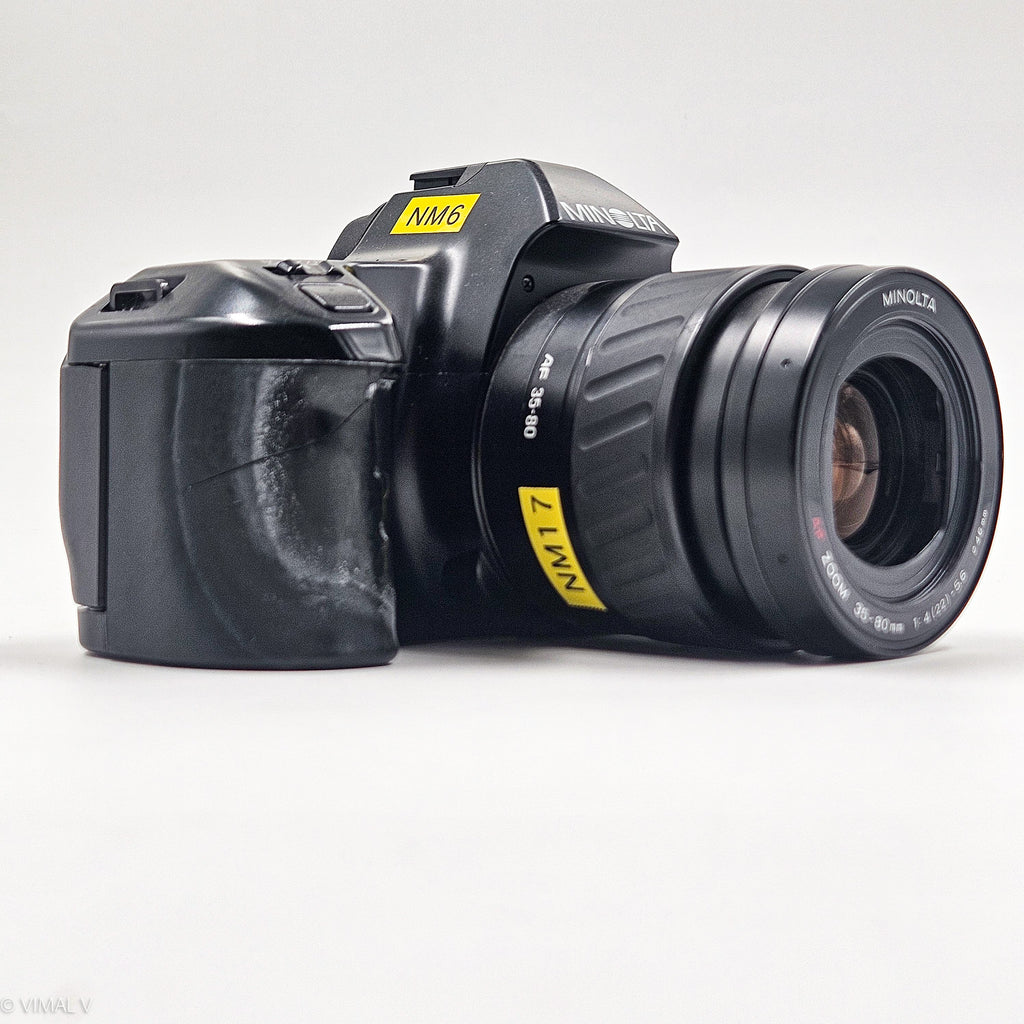 Minolta 3700i + Minolta 35-80mm f4-5.6 | SLR Film Camera + Lens | Good