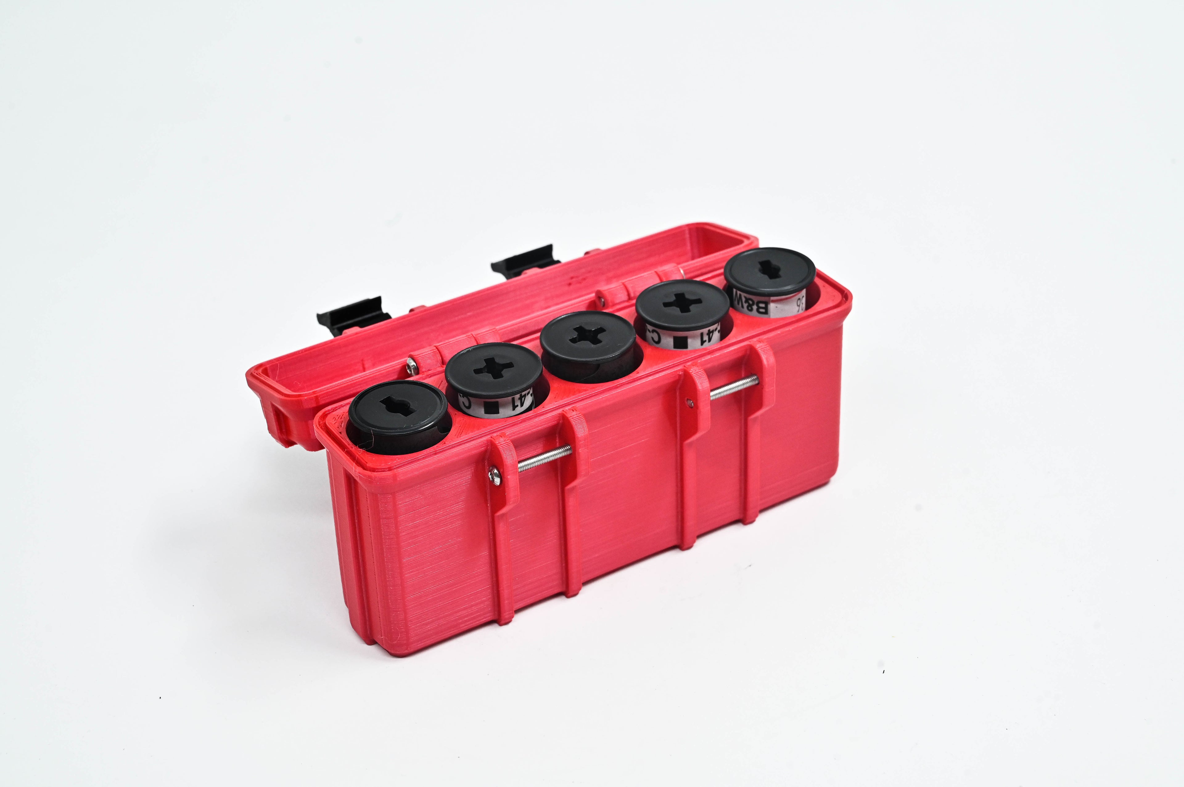 5 x Medium Format Film Roll Rugged Storage Case | 3D Printed