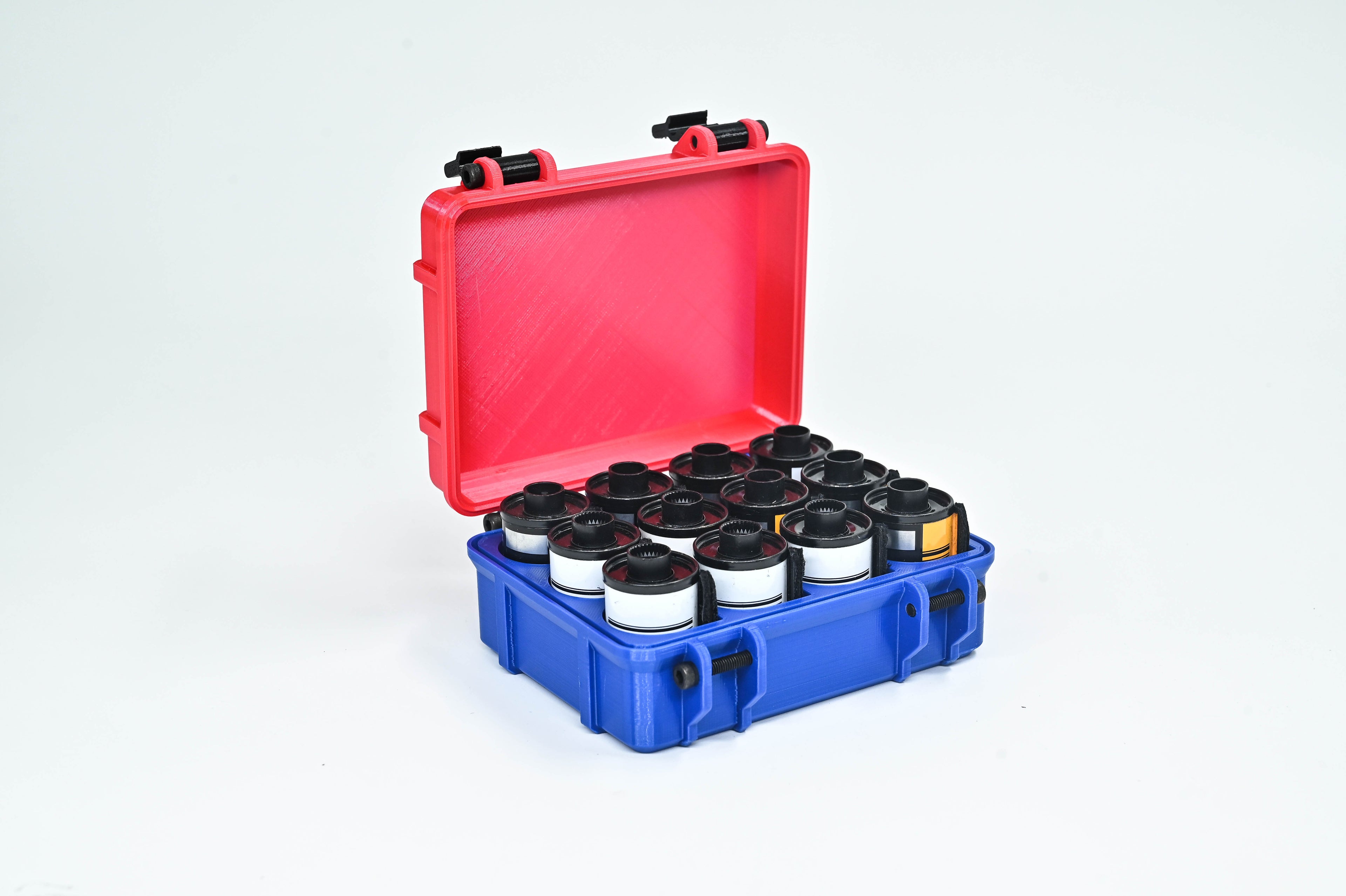 12 x 35mm Film Roll Rugged Storage Case | 3D Printed