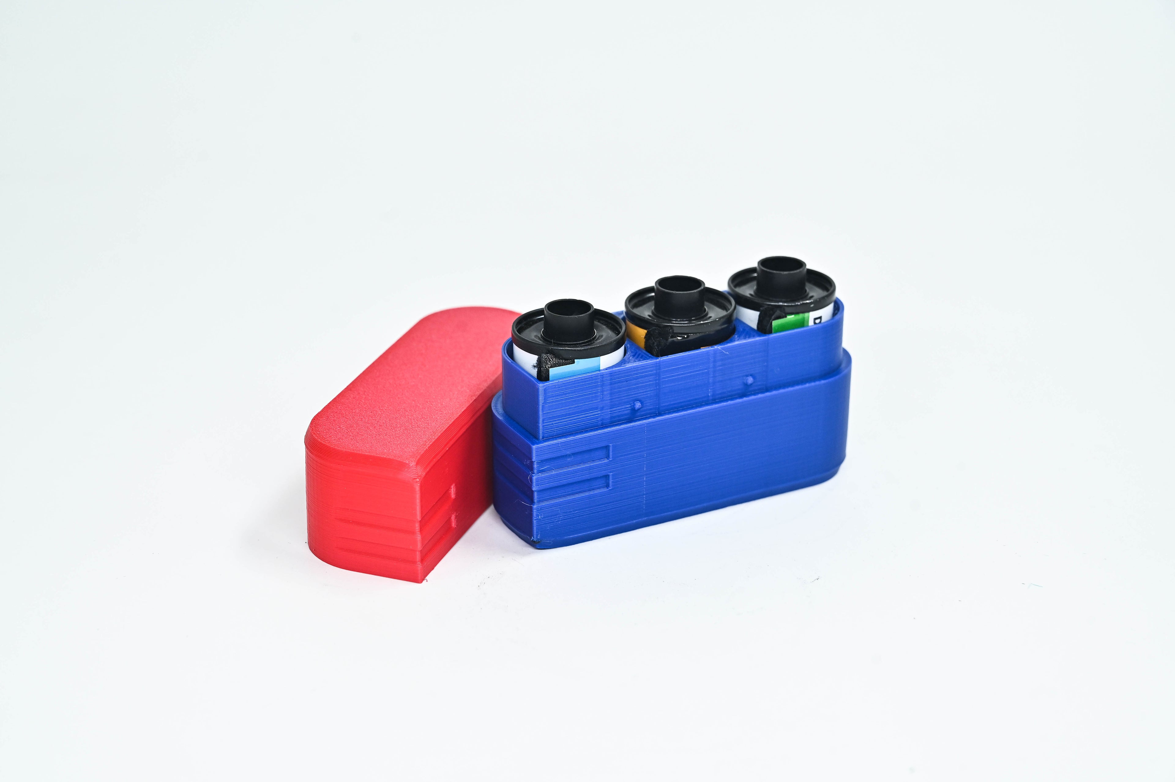 3 x 35mm Film Roll Storage Case | 3D Printed