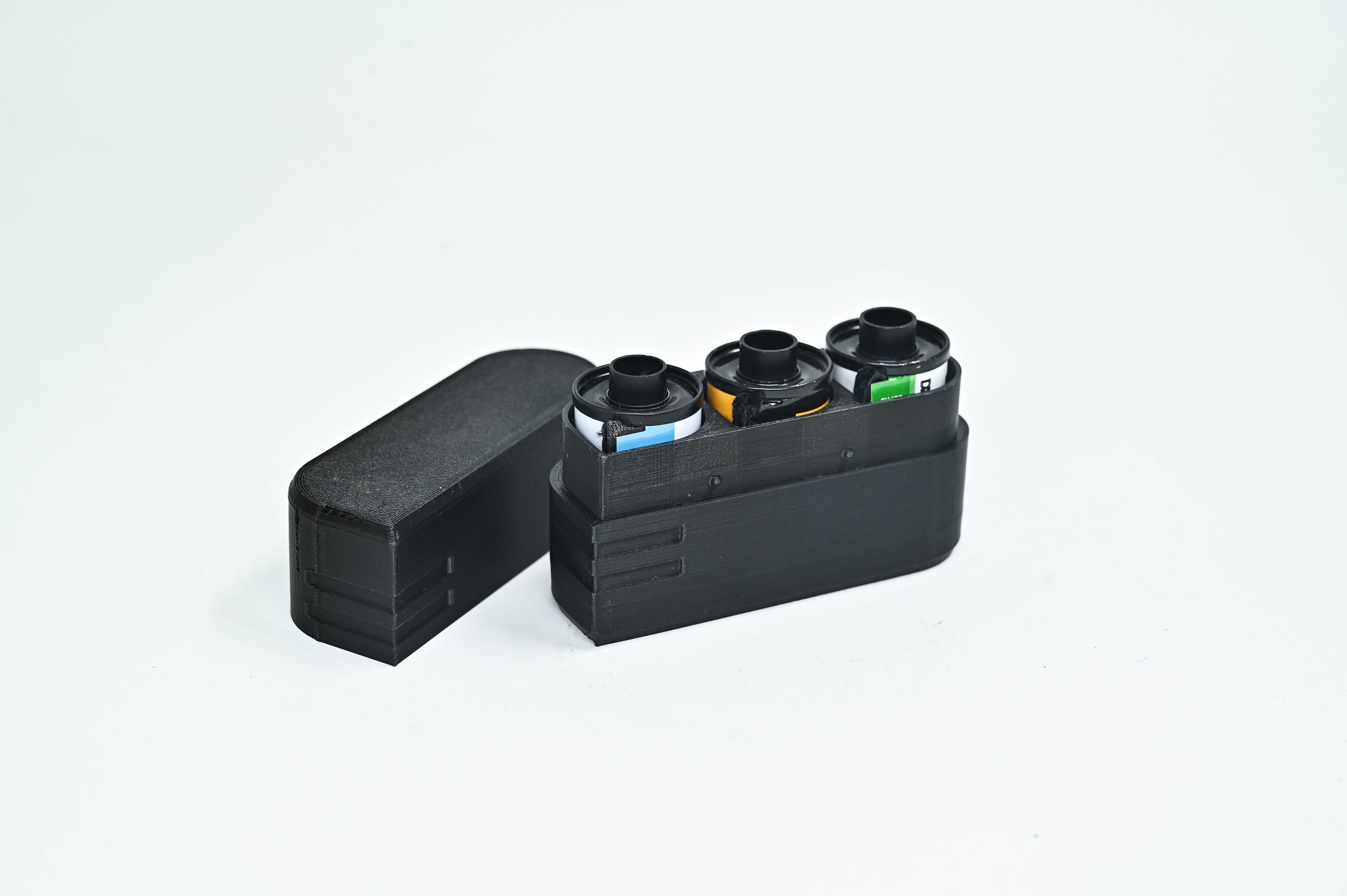 3 x 35mm Film Roll Storage Case | 3D Printed