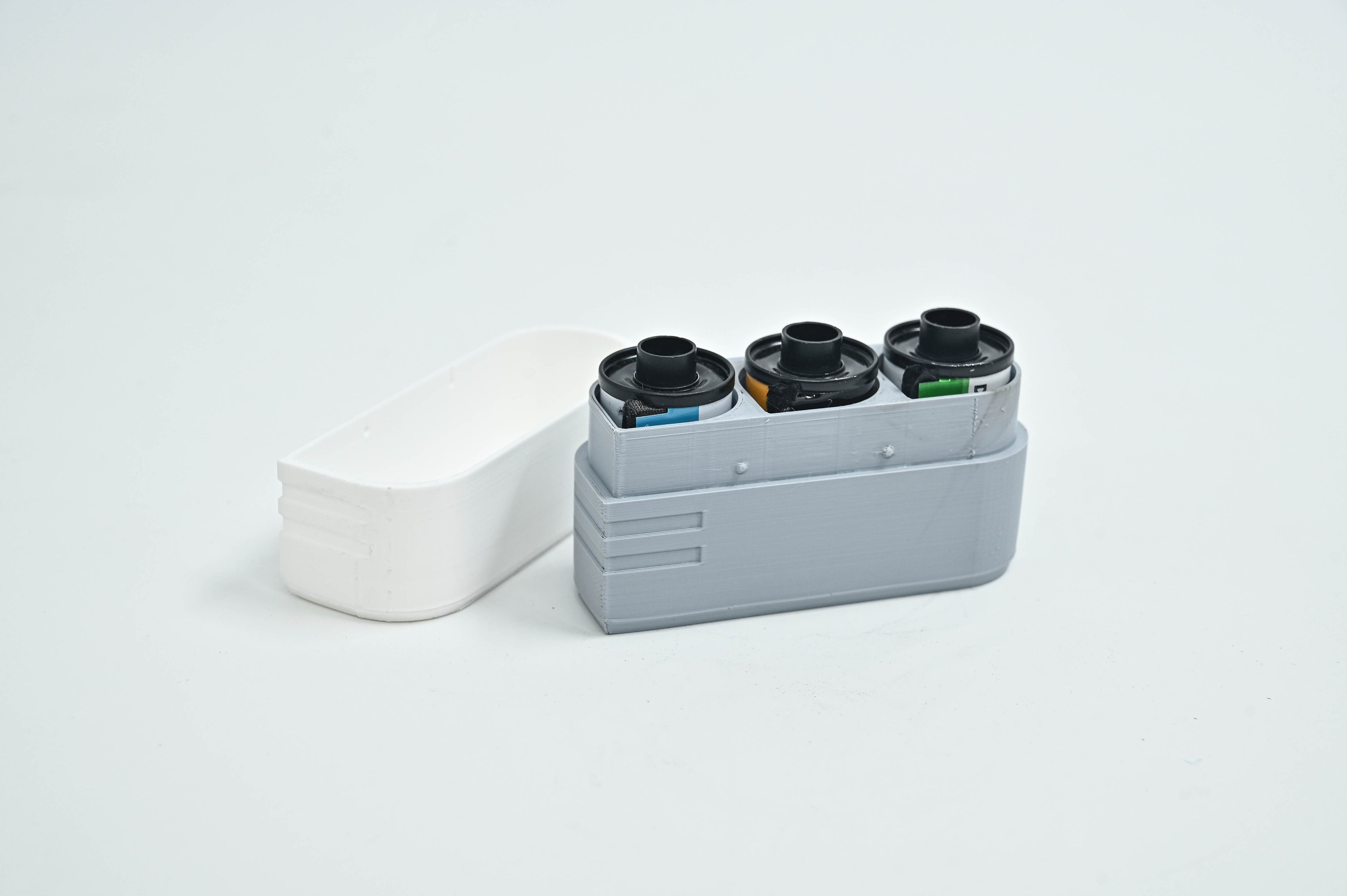 3 x 35mm Film Roll Storage Case | 3D Printed