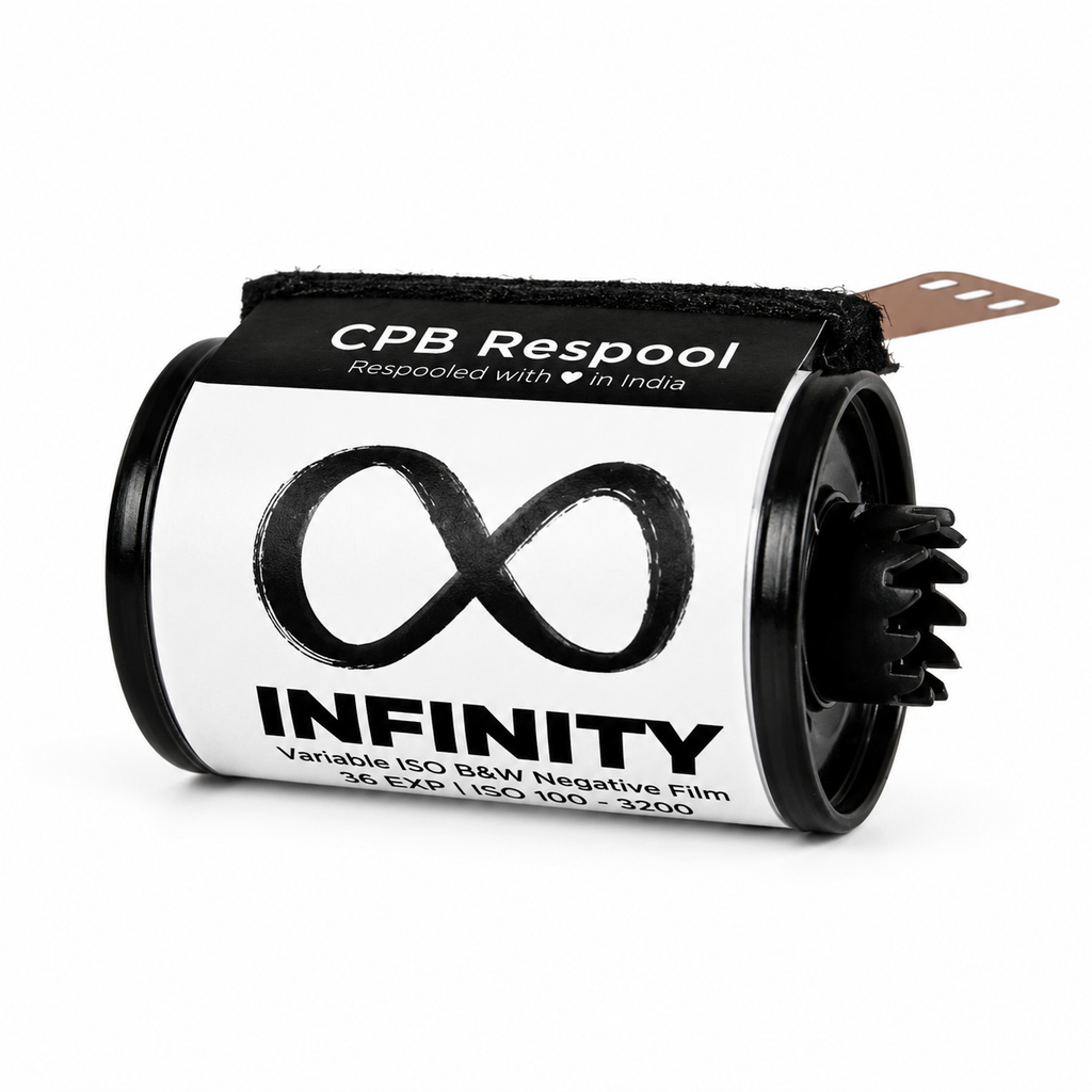 CPB ReSpool Infinity – Variable ISO | 35mm B&W Film Roll | 36 Exp | Dev Included