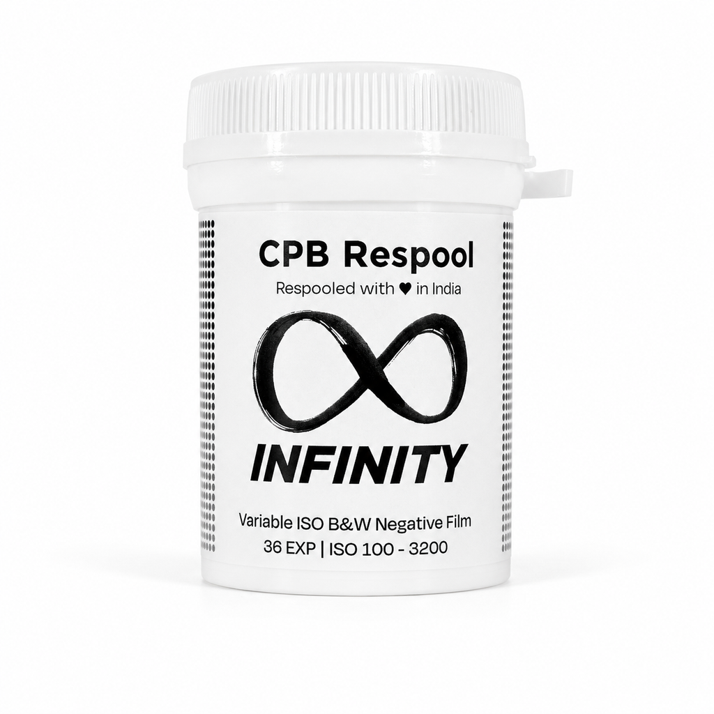 CPB ReSpool Infinity – Variable ISO | 35mm B&W Film Roll | 36 Exp | Dev Included