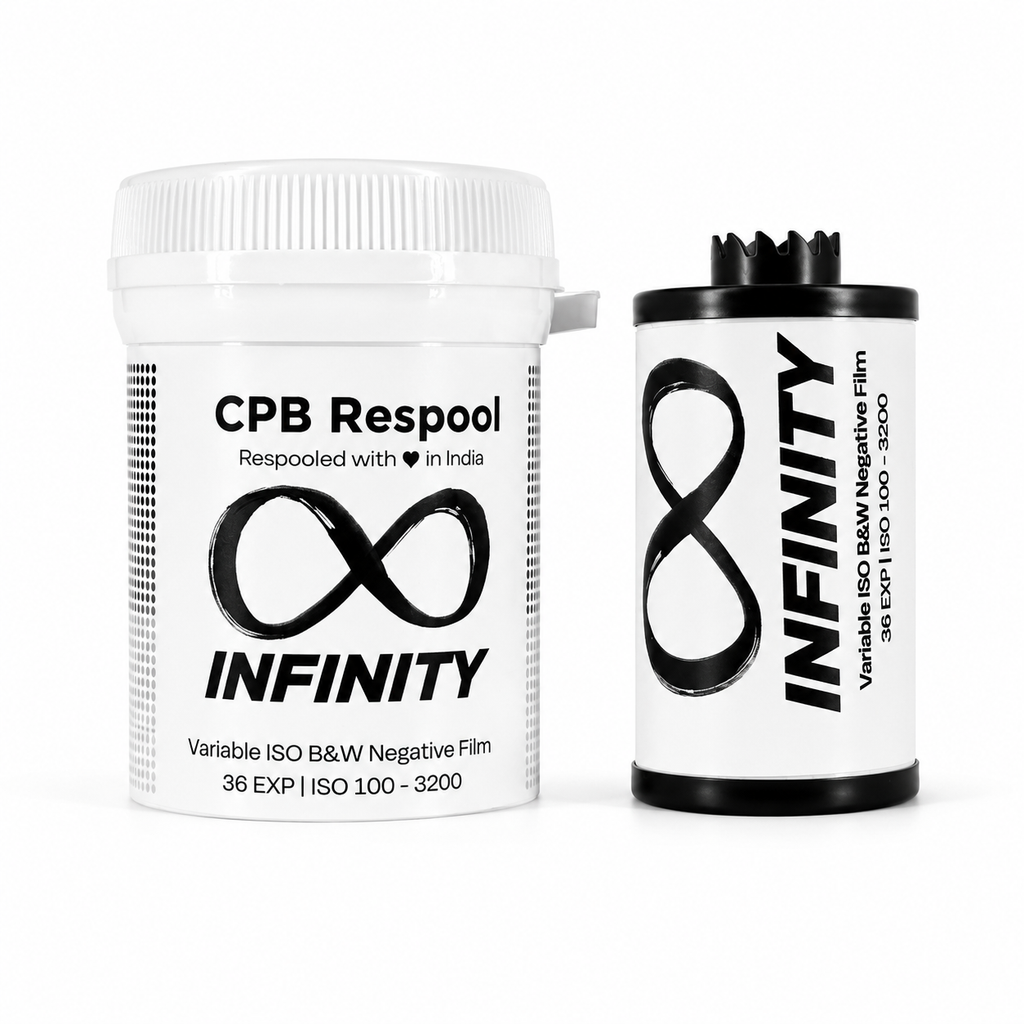 CPB ReSpool Infinity – Variable ISO | 35mm B&W Film Roll | 36 Exp | Dev Included