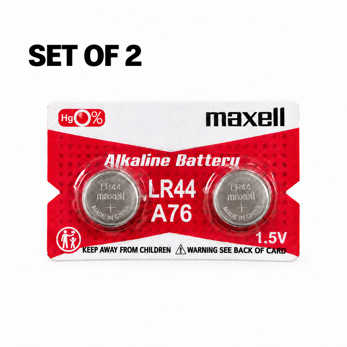 LR44 Battery | Set of 2 | New