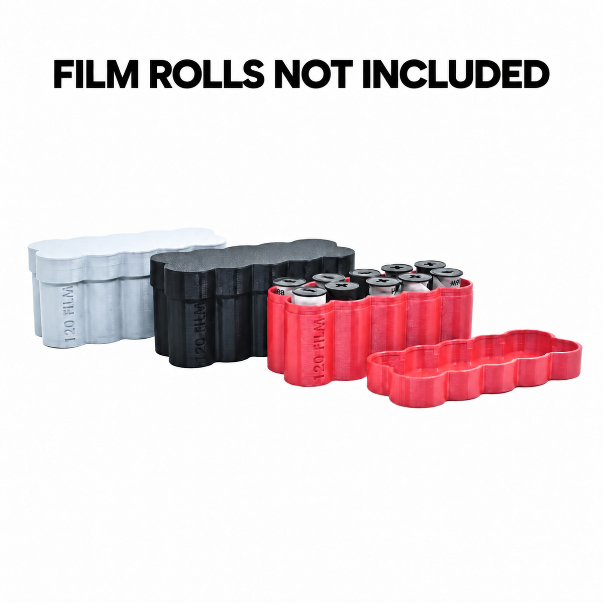 10 x Medium Format Film Roll Storage Box | 3D Printed | Film Rolls Not Included