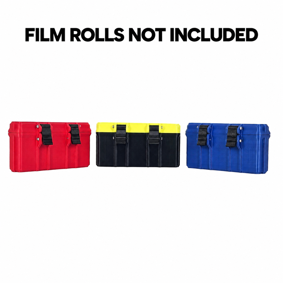 5 x Medium Format Film Roll Rugged Storage Case | 3D Printed | Film Rolls Not Included