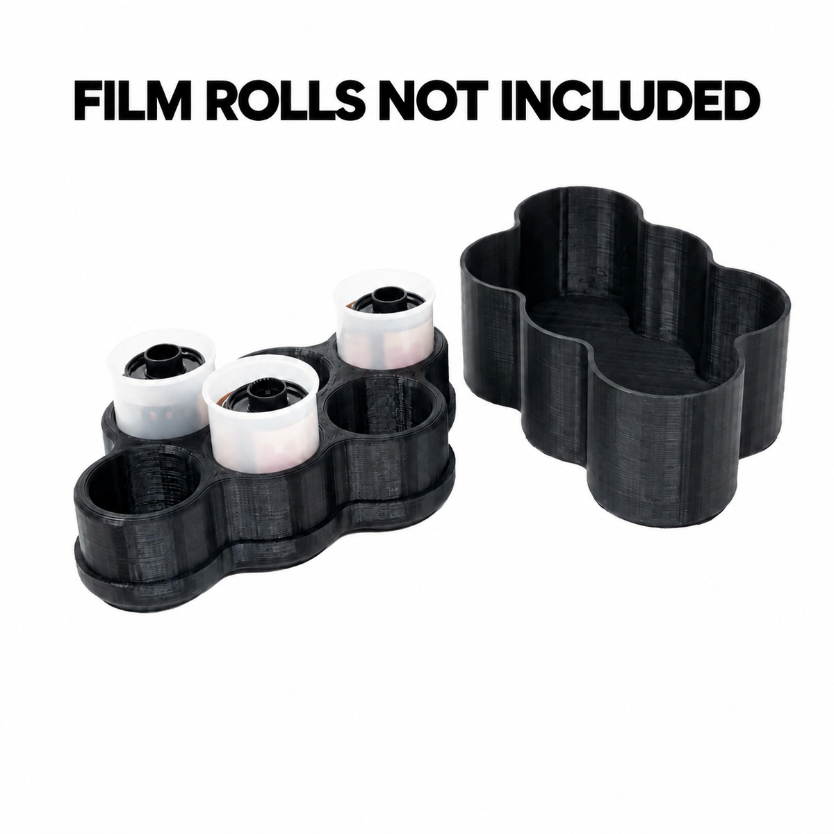 Retro Film Case | 6 x 35mm Film Roll with Box Case | 3D Printed | Film Rolls Not Included