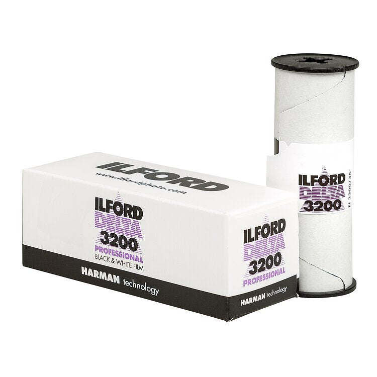 Ilford Delta Pro 3200 120 Medium Format Film Roll Black White ISO 3200
