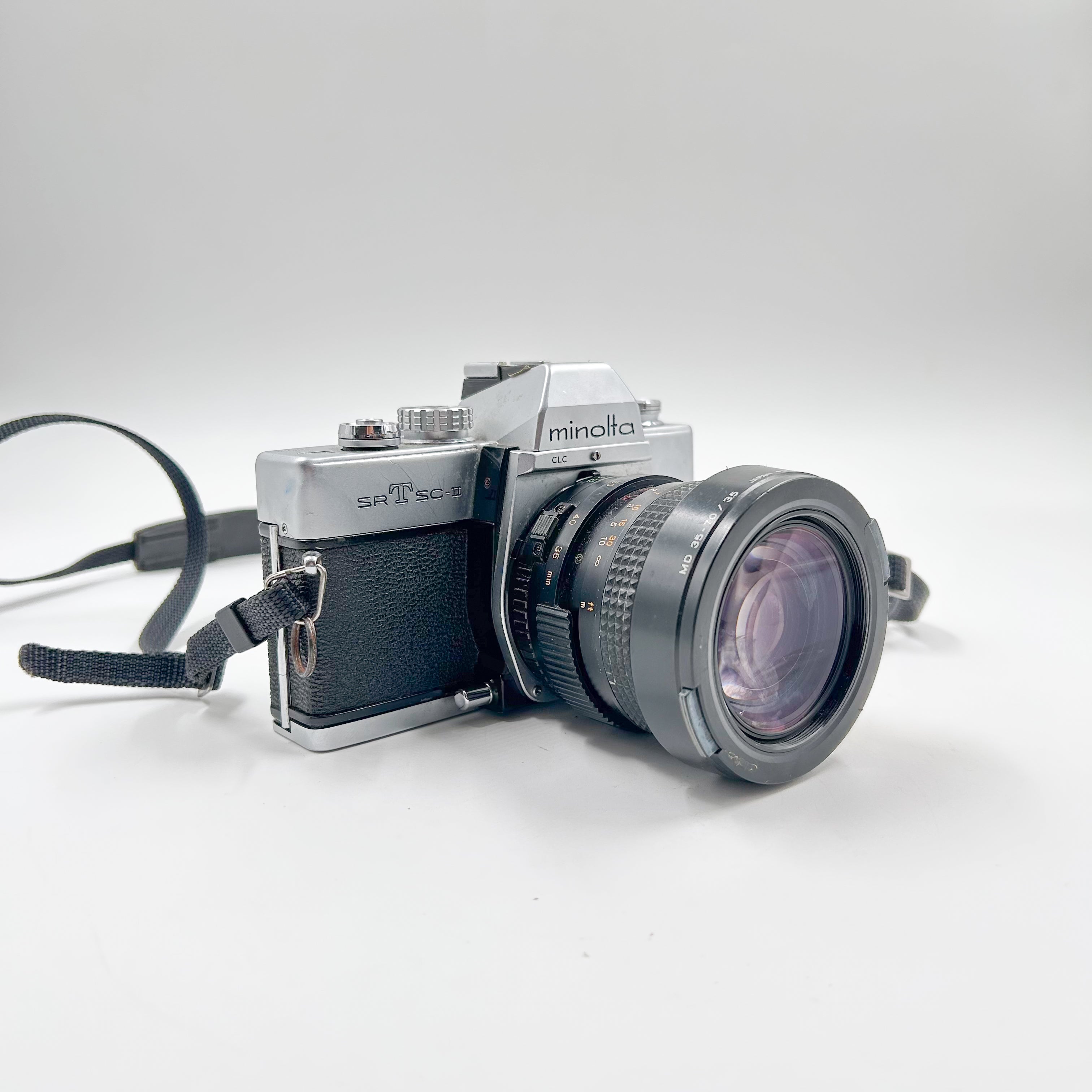 Minolta SR-T SC-II + Minolta 35-70mm f/3.5 | SLR Film Camera + Lens | Good