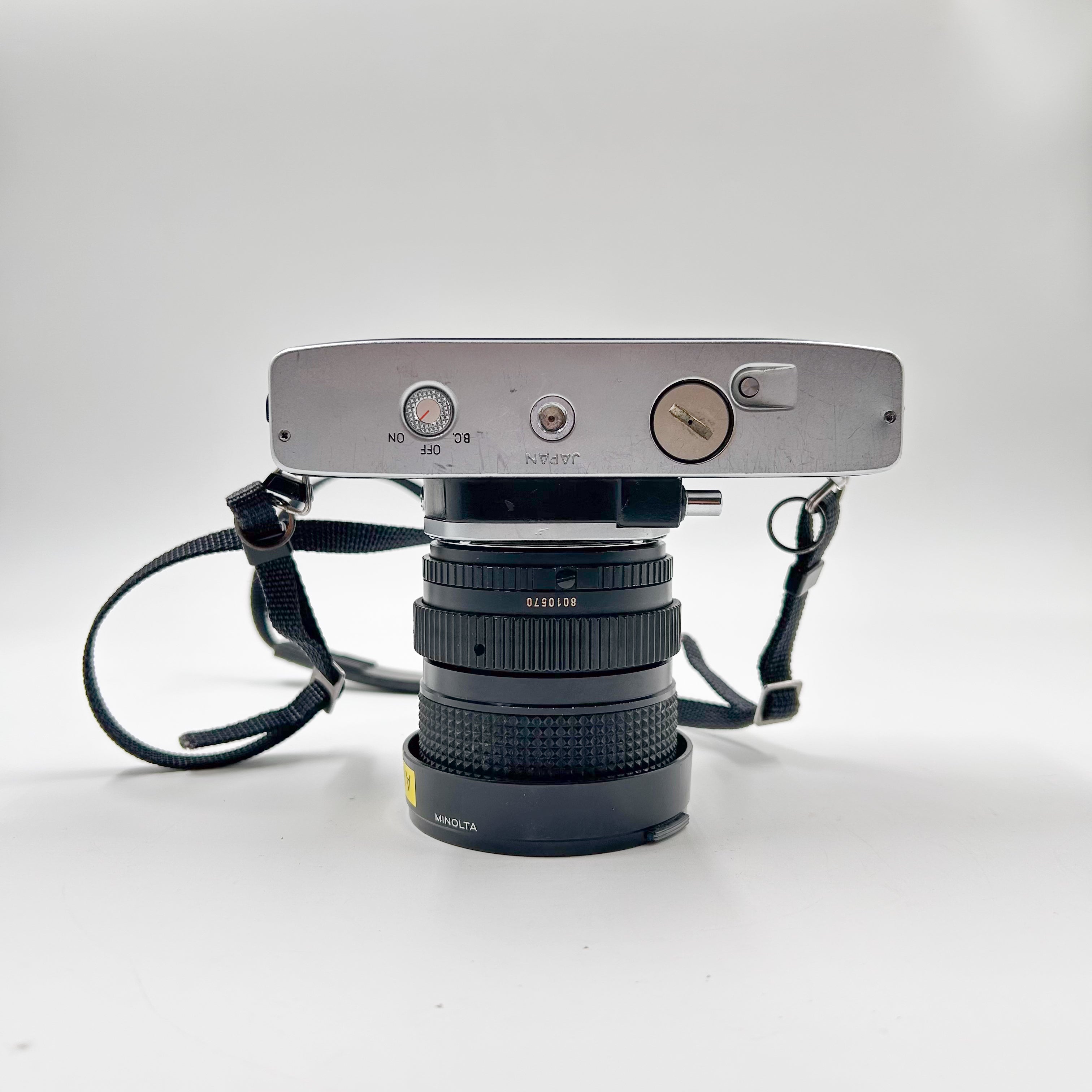 Minolta SR-T SC-II + Minolta 35-70mm f/3.5 | SLR Film Camera + Lens | Good