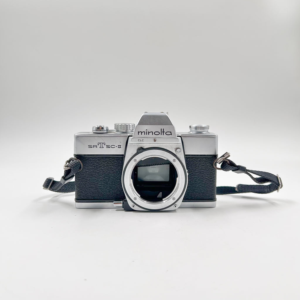 Minolta SR-T SC-II + Minolta 35-70mm f/3.5 | SLR Film Camera + Lens | Good