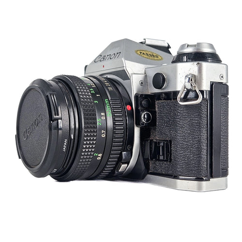 Canon AE-1 Program + Canon FD 50mm f/1.8 | SLR Film Camera + Lens | Good