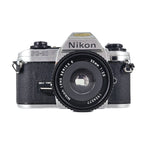 Nikon FG-20 + Nikon Series E 35mm f/2.8 | SLR Film Camera + Lens | Fair