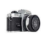 Nikon FG-20 + Nikon Series E 35mm f/2.8 | SLR Film Camera + Lens | Fair