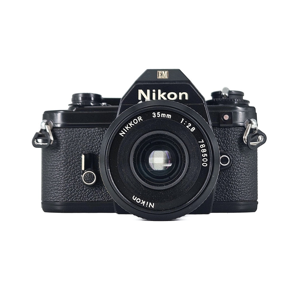 Nikon EM + Nikkor 35mm f/2.8 | SLR Film Camera + Lens | Good