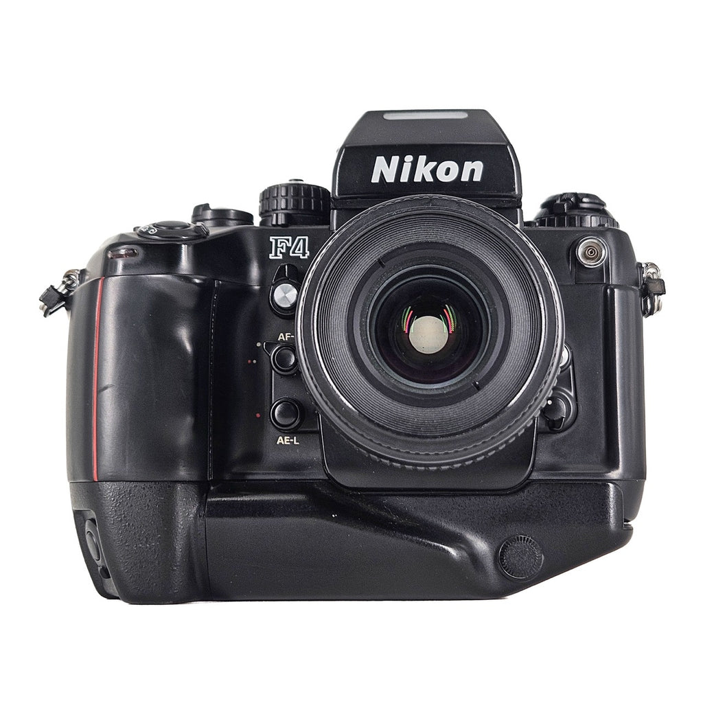 Nikon F4 + Nikon AF Nikkor 35–80mm f/4–5.6D | SLR Film Camera + Lens | Excellent