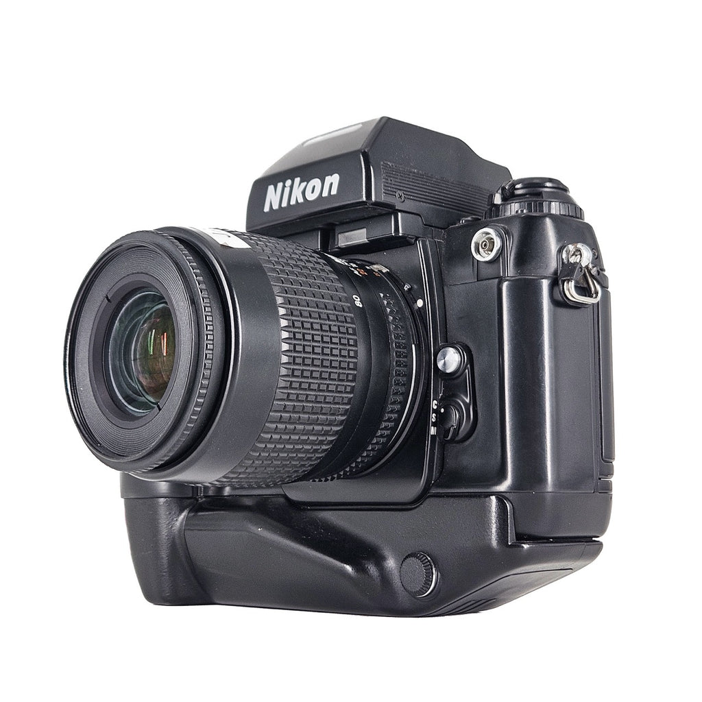 Nikon F4 + Nikon AF Nikkor 35–80mm f/4–5.6D | SLR Film Camera + Lens | Excellent