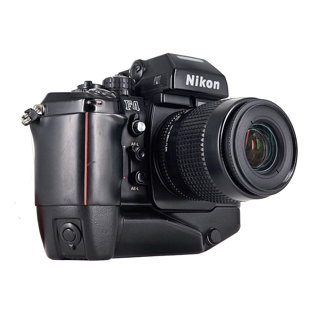Nikon F4 + Nikon AF Nikkor 35–80mm f/4–5.6D | SLR Film Camera + Lens | Excellent