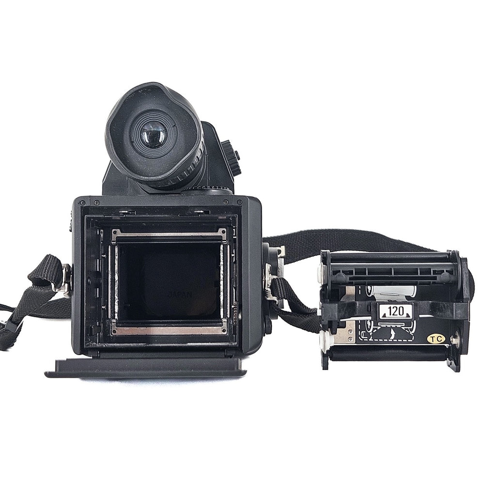 Mamiya 645E + Mamiya Sekor C 80mm f/2.8 + Mamiya Sekor C 150mm f/3.5 | Medium Format Film Camera + Lenses | Excellent