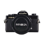 Minolta XG-S + Minolta MC Tele Rokkor 135mm f/2.8 | SLR Film Camera + Lens | Good