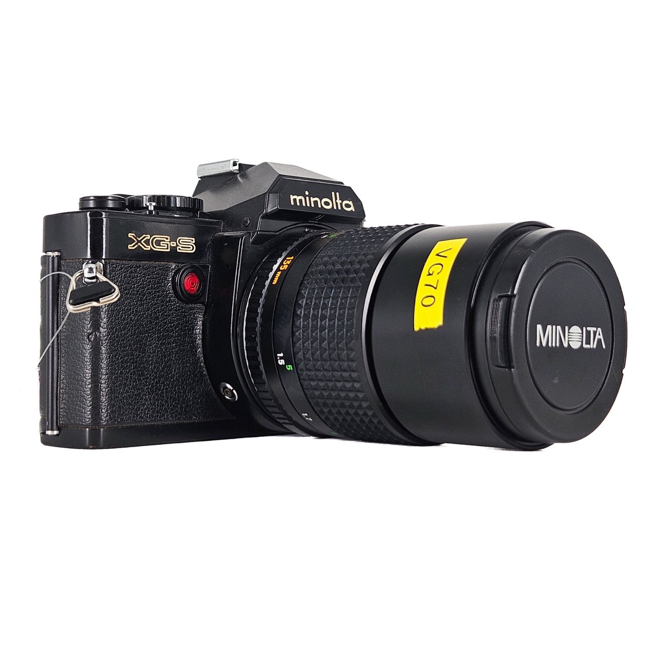 Minolta XG-S + Minolta MC Tele Rokkor 135mm f/2.8 | SLR Film Camera + Lens | Good