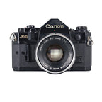 Canon A-1 + Canon FD 50mm f/1.8 | SLR Film Camera + Lens | Excellent