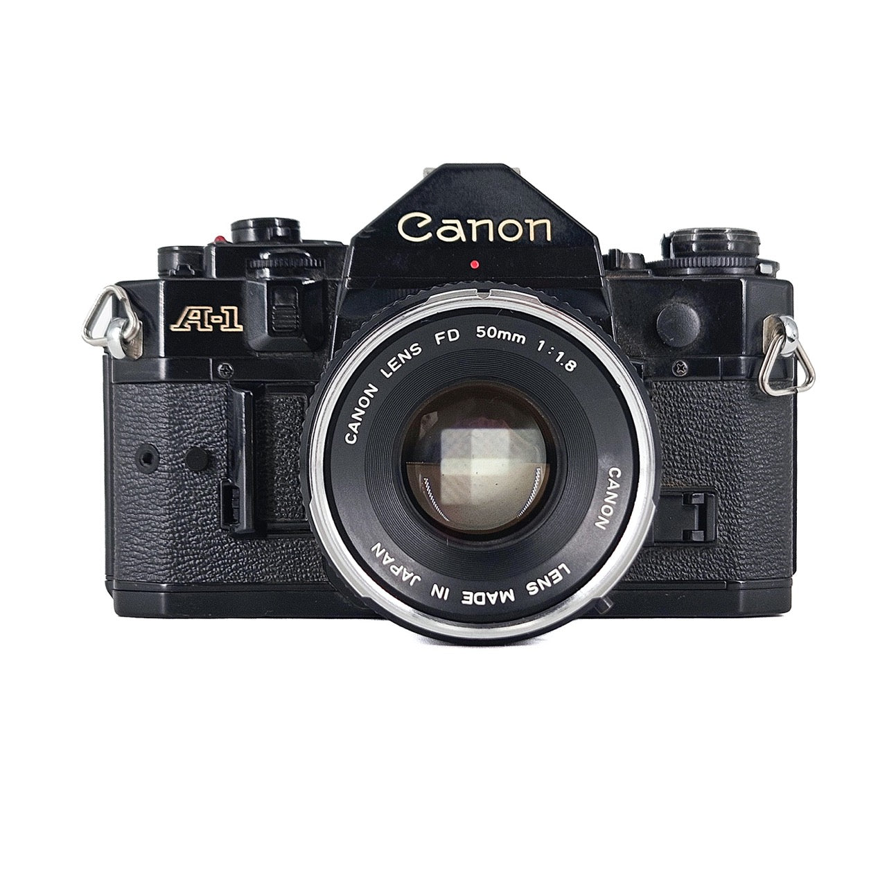 Canon A-1 + Canon FD 50mm f/1.8 | SLR Film Camera + Lens | Excellent