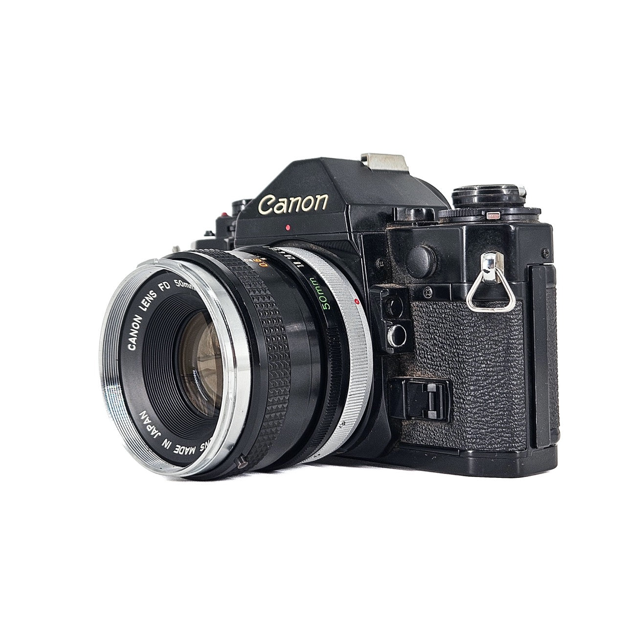 Canon A-1 + Canon FD 50mm f/1.8 | SLR Film Camera + Lens | Excellent