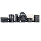 Mamiya 645E + Mamiya Sekor C 80mm f/2.8 + Mamiya Sekor C 150mm f/3.5 | Medium Format Film Camera + Lenses | Excellent