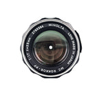 Minolta MC Rokkor-PF 55mm f/1.7 Lens | Minolta SR Mount | Excellent