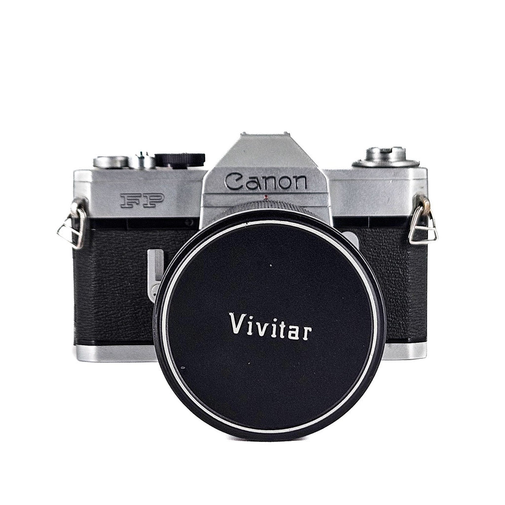 Canon FP + Vivitar 200mm f/3.5 | SLR Film Camera + Lens | Good