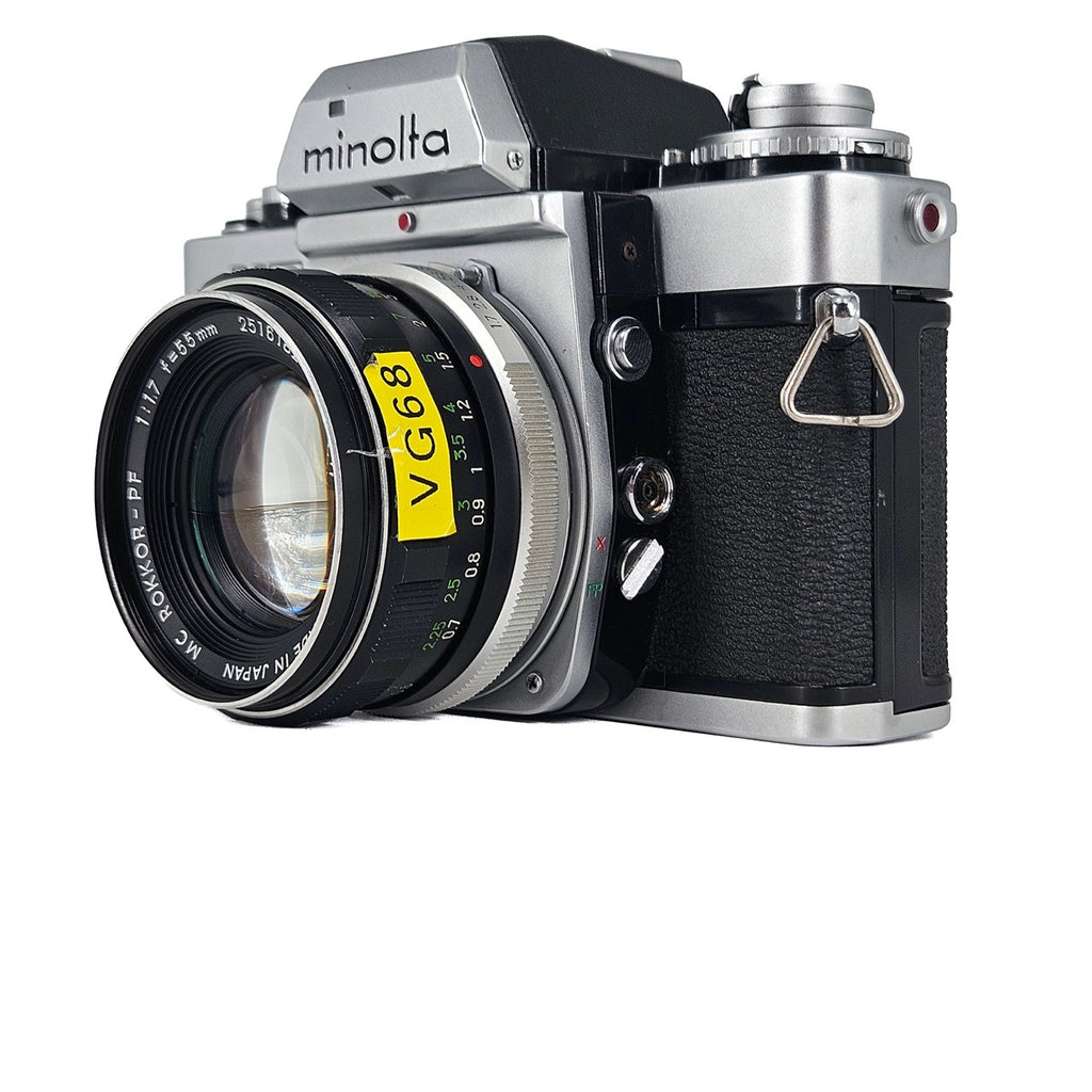 Minolta XE + Minolta MC Rokkor-PF 55mm f/1.7 | SLR Film Camera + Lens | Good