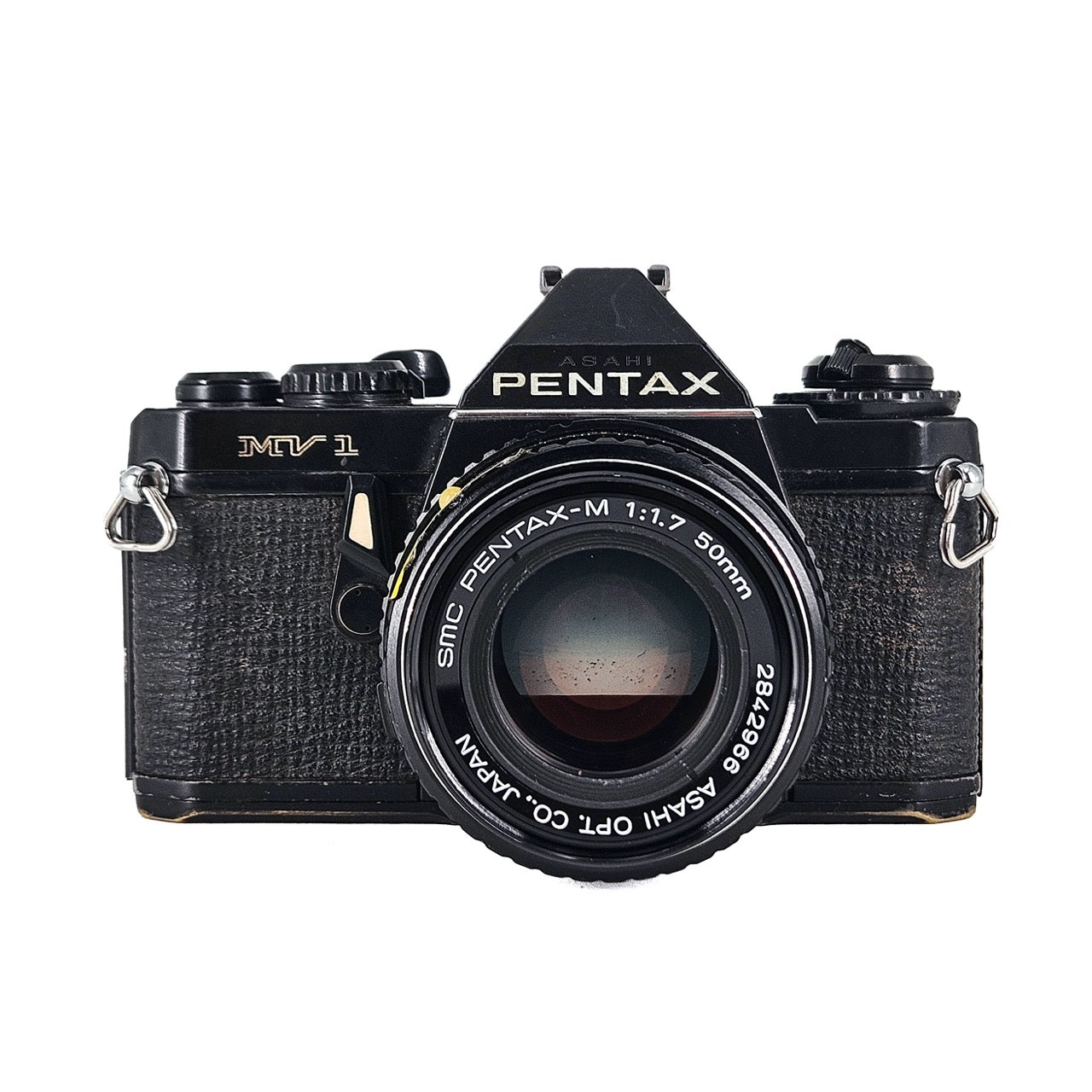 Pentax MV-1 + Asahi SMC Pentax-M 50mm f/1.7 | SLR Film Camera + Lens | Good