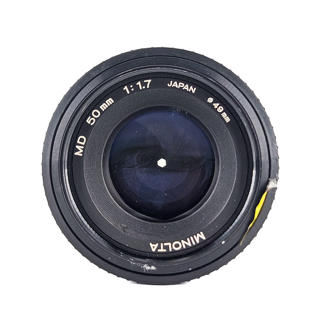 Minolta SRT101 + Minolta MD 50mm f/1.7 | SLR Film Camera + Lens | Excellent