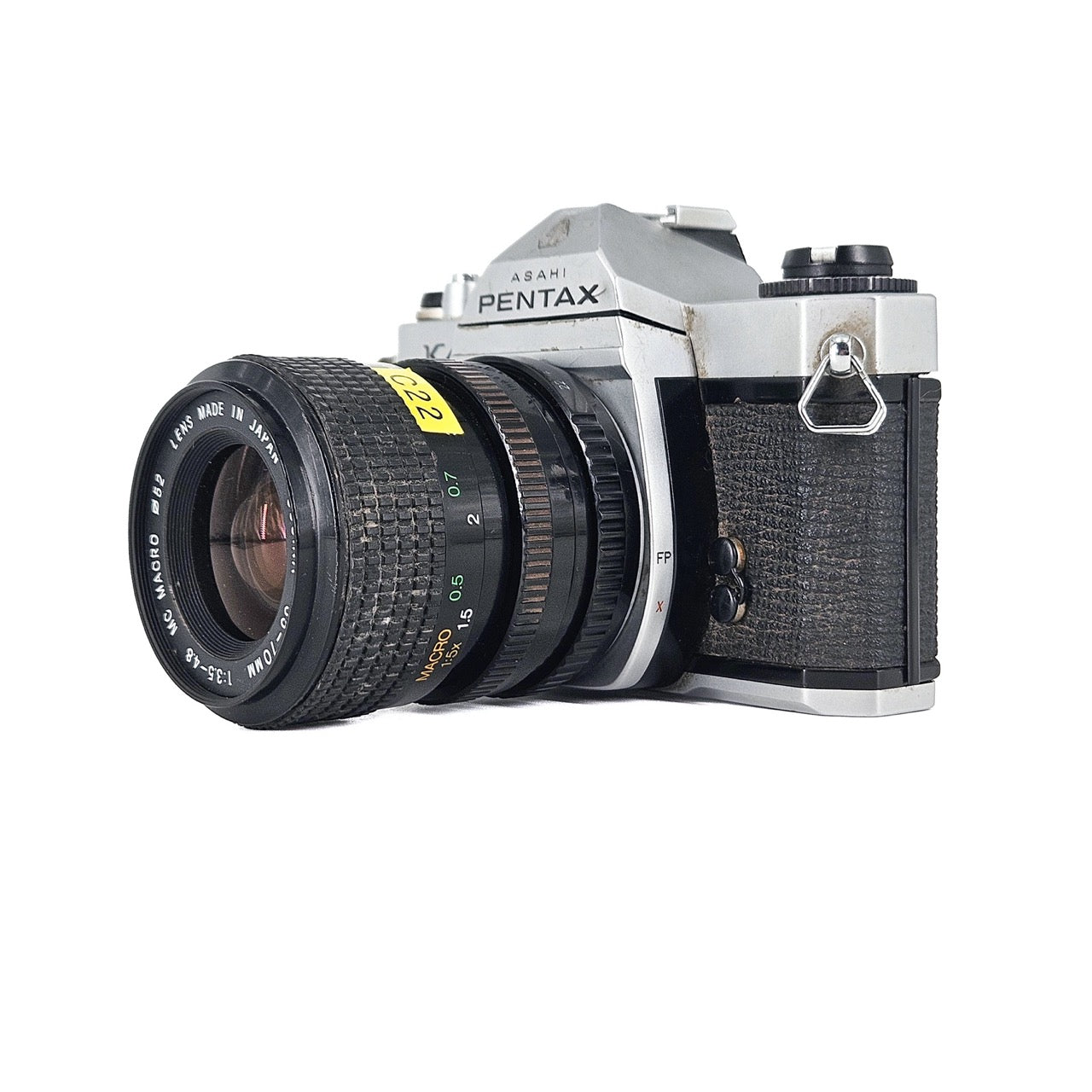 Asahi Pentax KM + Cosina 35–70mm f/3.5-4.8 Macro | SLR Film Camera + Lens | Fair