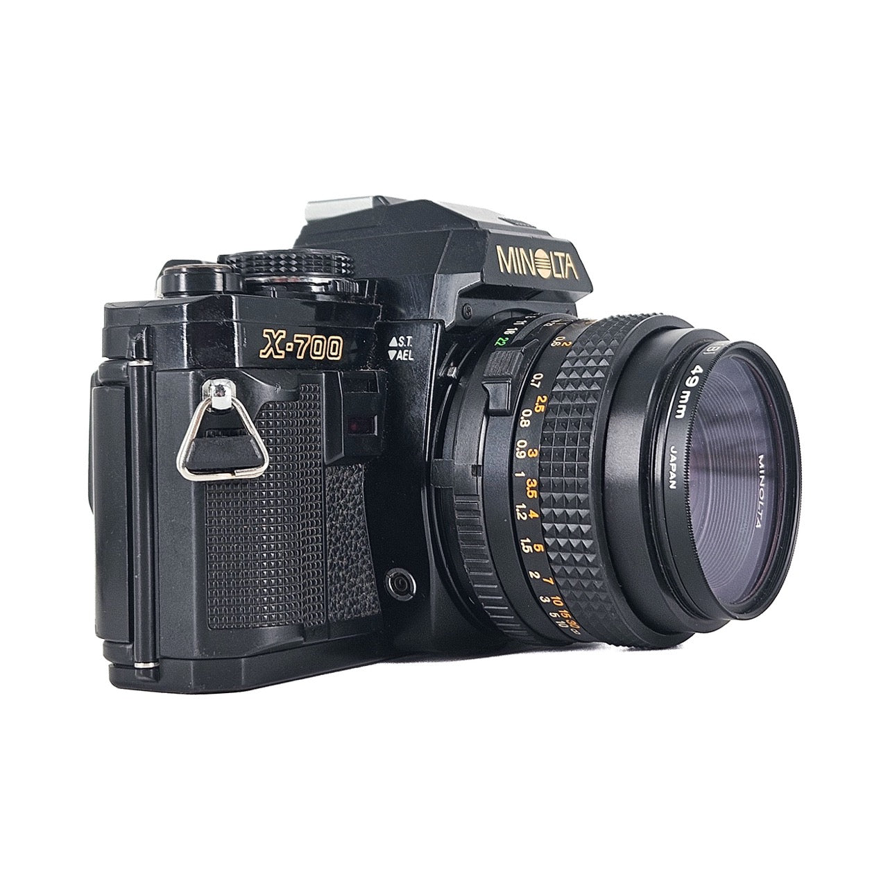 Minolta X-700 + Minolta MD 50mm f/1.7 | SLR Film Camera + Lens | Excellent