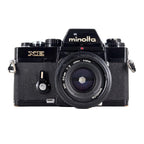 Minolta XE + Minolta MD 50mm f/2 | SLR Film Camera + Lens | Good