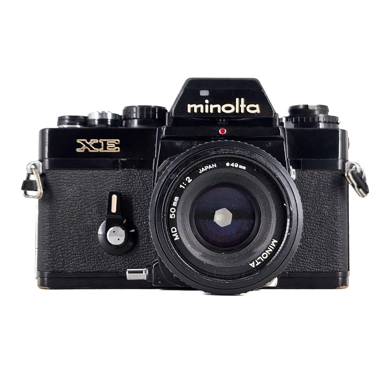 Minolta XE + Minolta MD 50mm f/2 | SLR Film Camera + Lens | Good