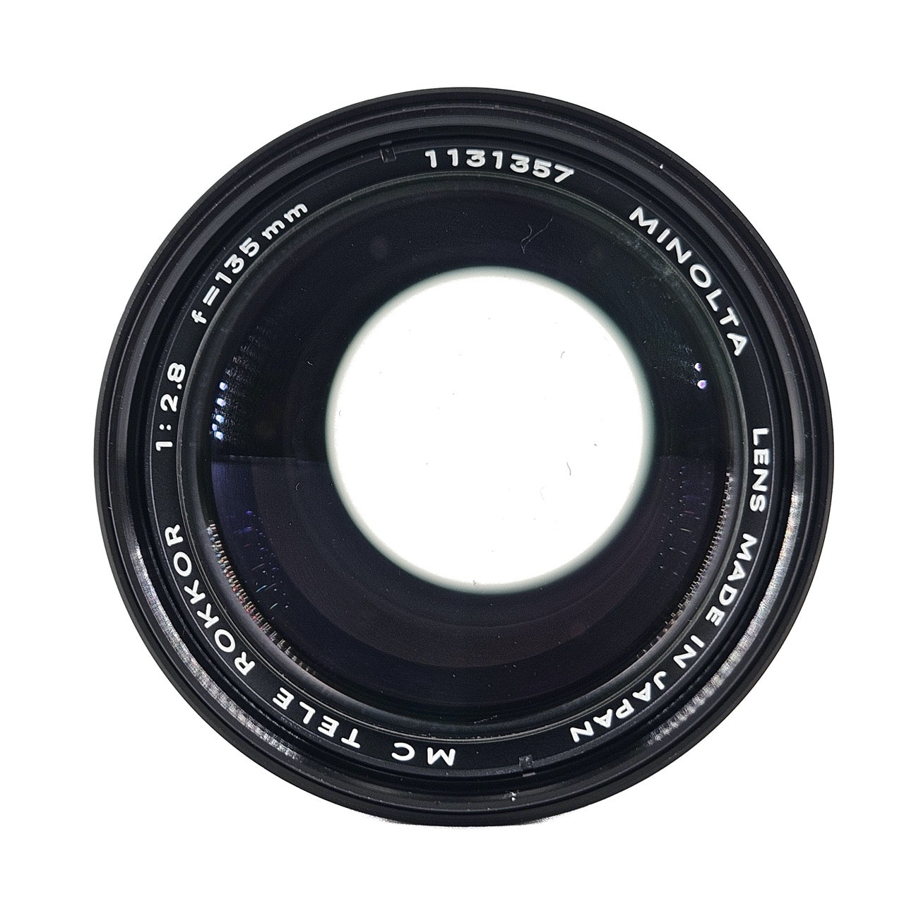 Minolta MC Tele Rokkor 135mm f/2.8 Lens | Minolta SR Mount | Excellent