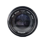 Minolta MD 50mm f/1.7 Lens | Minolta SR Mount | Good