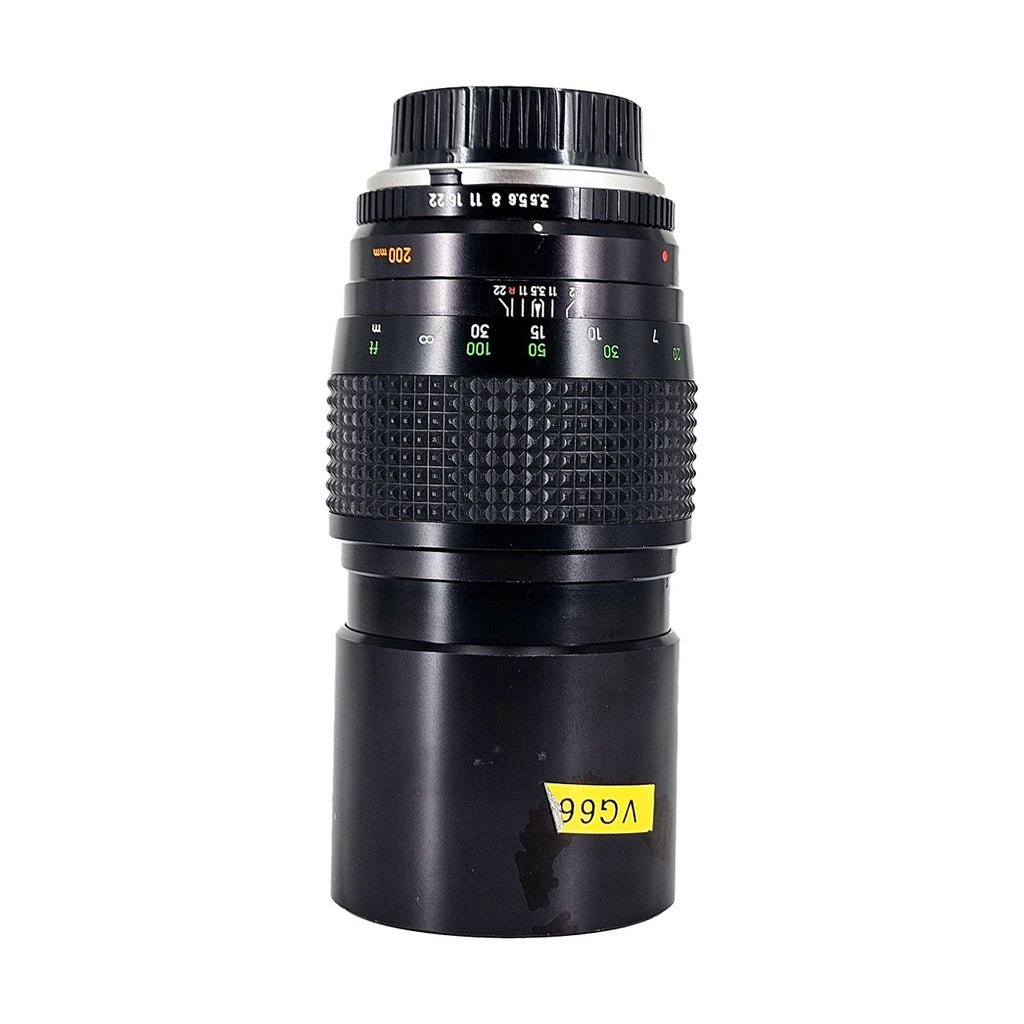 Minolta MC Tele Rokkor-QF 200mm f/3.5 Lens | Minolta SR Mount | Good