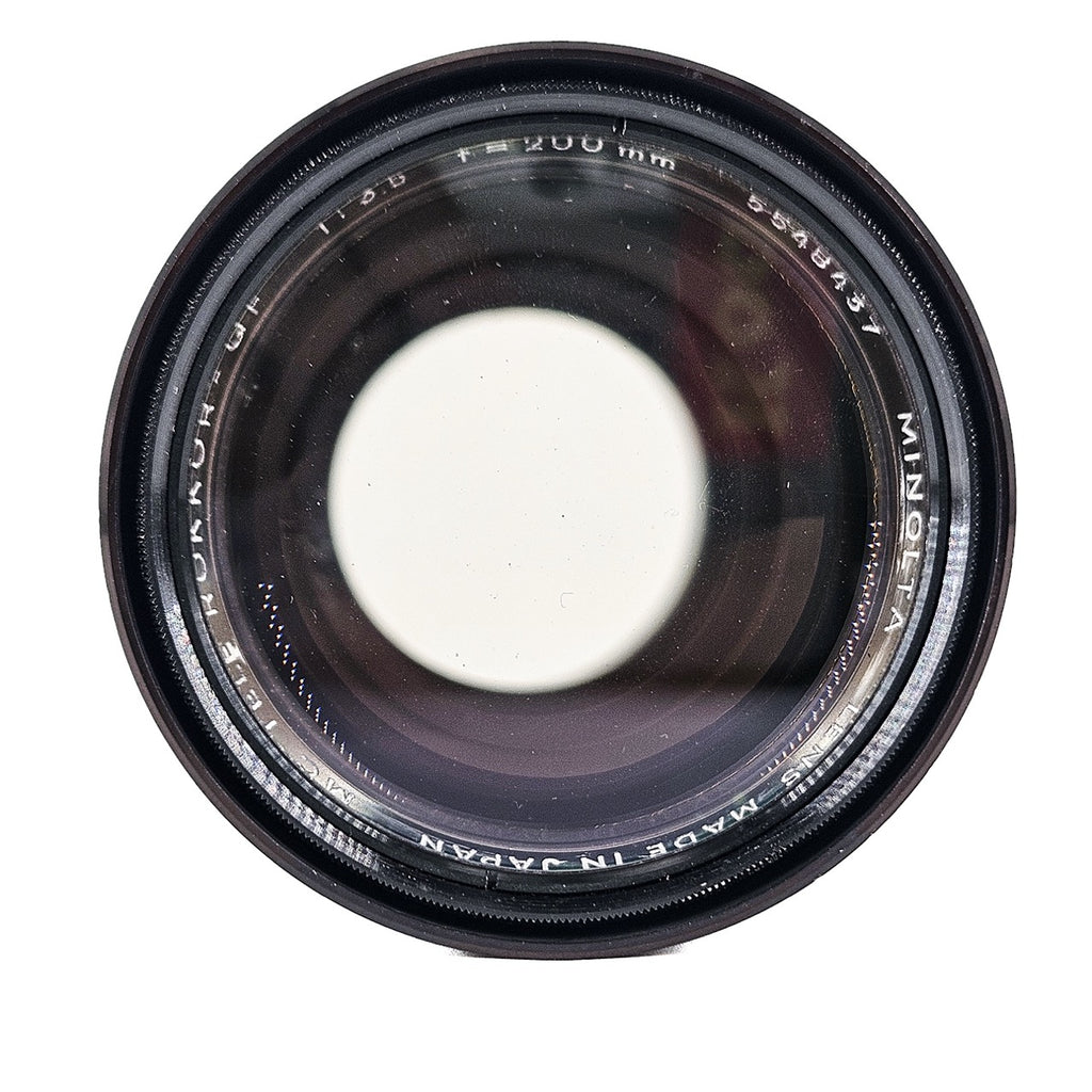 Minolta MC Tele Rokkor-QF 200mm f/3.5 Lens | Minolta SR Mount | Good