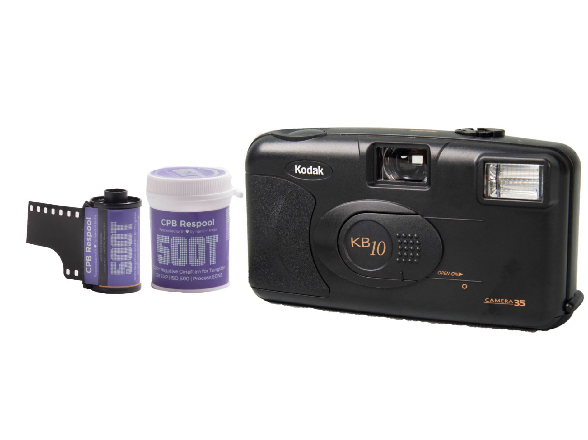 Kodak KB10 Color Starter Kit x 35mm Point Shoot Camera x Film Roll