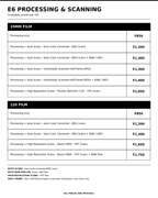 E6 Colour Positive Slide Film Processing | Scanning | Printing
