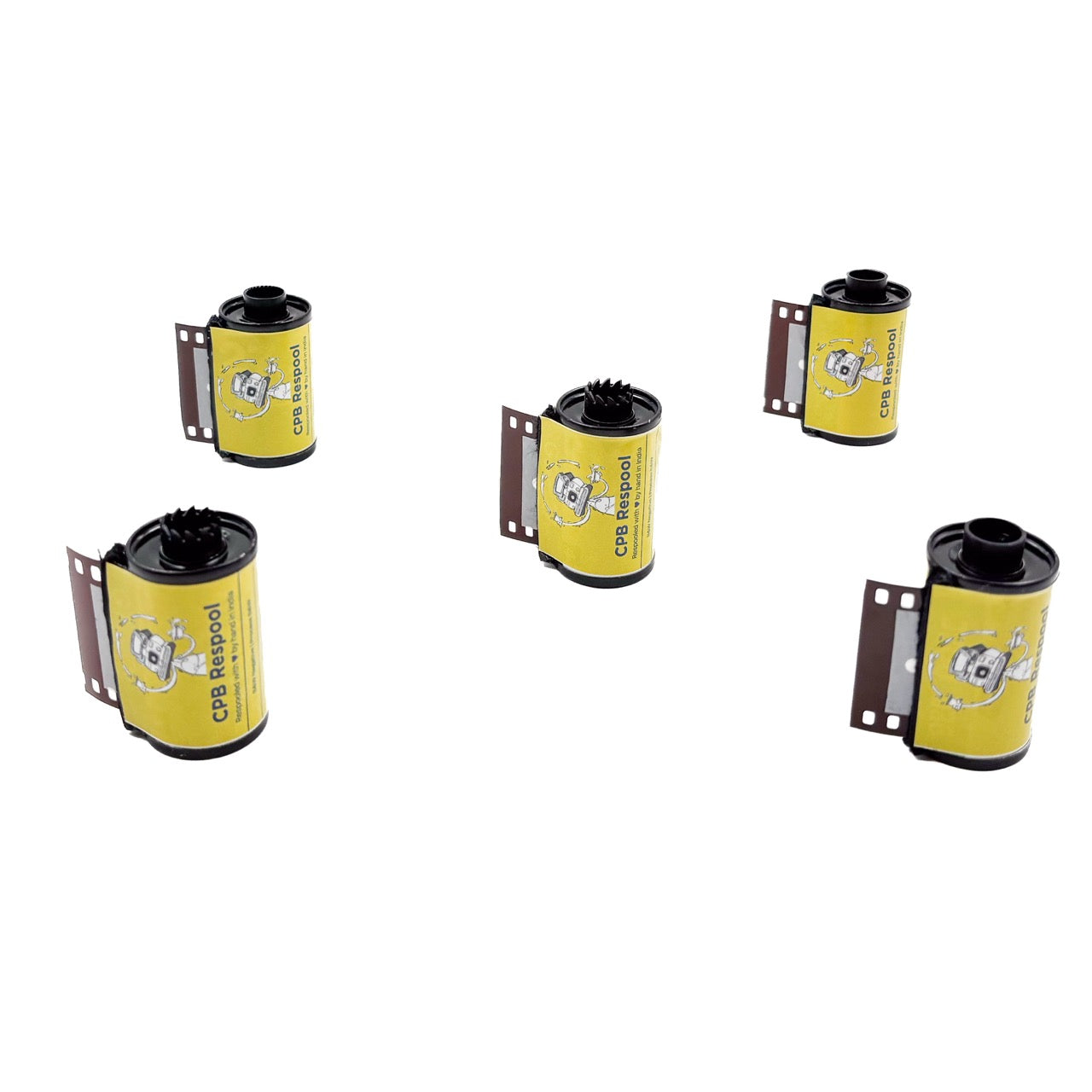 35mm Empty Film Cartridges for Bulk Loading / ReSpooling