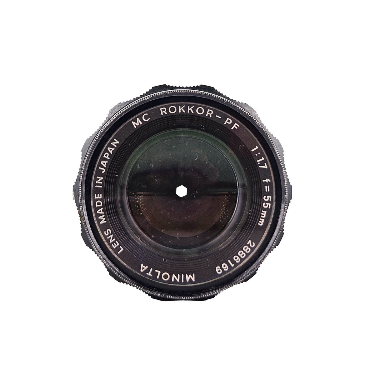 Minolta MC Rokkor-PF 55mm f/1.7 Lens | Minolta SR Mount | Fair