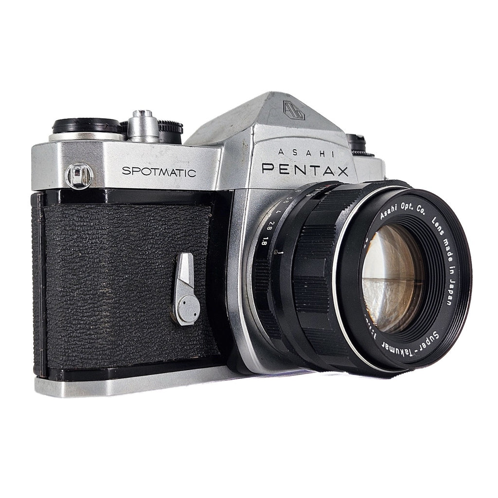 Asahi Pentax Spotmatic + Super-Takumar 55mm f/1.8 | SLR Film Camera + Lens | Good